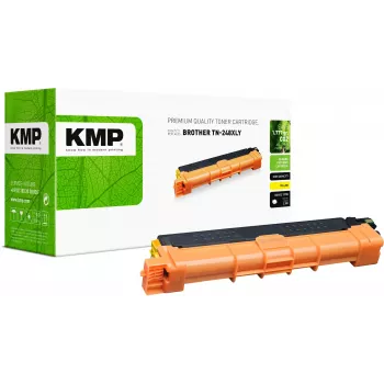 KMP Toner Brother TN-248XL Geltonas Perdirbtas 2300 Puslapių