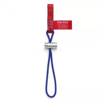 KNIPEX įrankių tvirtinimo dirželis 00 50 11 T BK – 1,5 m PU trosas su fiksuojamu karabinu, max 1,5 kg