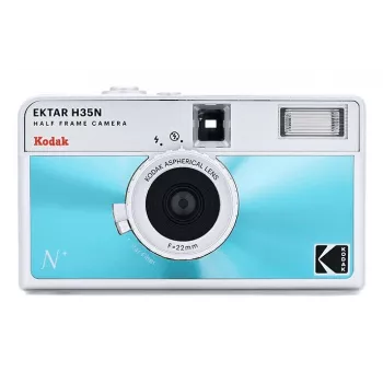 KODAK EKTAR H35N HF juostinis fotoaparatas su Kodak Ultramax rinkiniu, mėlynas