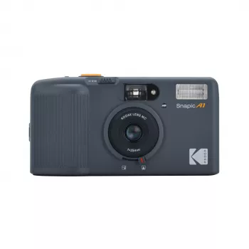 „Kodak Snapic A1“ 35 mm juostinis fotoaparatas, pilka spalva