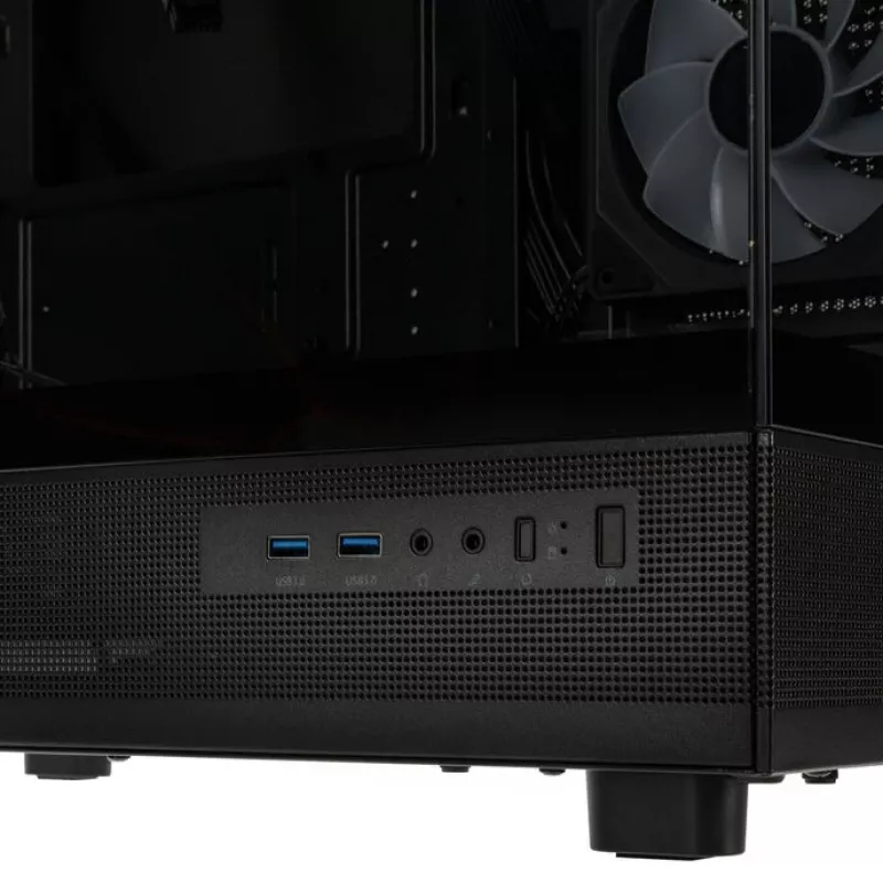 KOLINK GSI SmartAssembly ARGB Glass Micro-ATX korpusas su 750W Gold maitinimo bloku