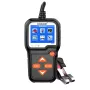 KONNWEI KW650 Akumuliatoriaus matuoklis – 6V/12V/24V automobilinių akumuliatorių analizatorius su spalvotu LCD ekranu, užvedimo ir įkrovimo sistemos testu, 100–2000 CCA, daugiastandartis (CCA, DIN, EN, IEC, JIS, SAE)