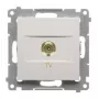 KONTAK-SIMON Simon 54 Premium TV/R/SAT galinė lizdinė jungtis, balta (DAK1.01/11)