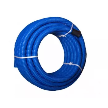 KOPOS Arot RODK 50/41mm dvigubos sienelės gofruotas vamzdis, mėlynas, 50 m ritė, SN4 HDPE