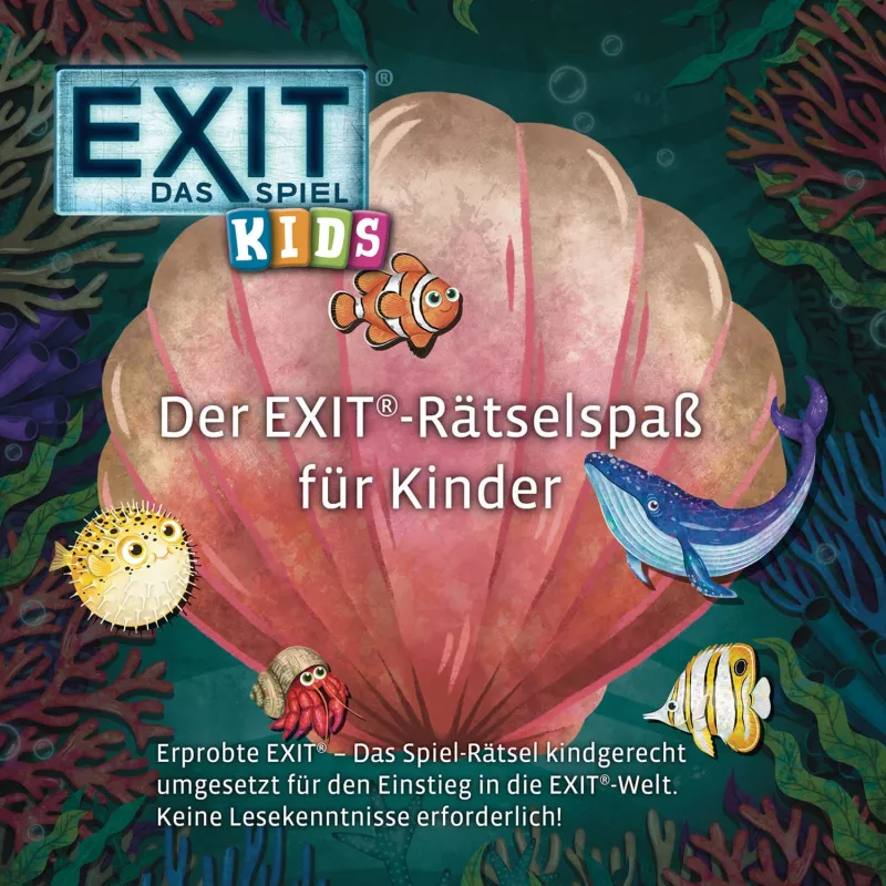Kosmos EXIT Kids Rätselspaß im Meer – žaidimas vaikams
