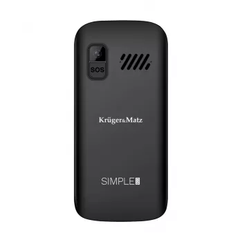 Kruger&Matz Simple 923 4G GSM mobilusis telefonas senjorams - juodas