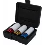 KS TOOLS 1/2 colio lietų ratlankių smūginių galvučių rinkinys, 3 dalių (17, 19, 21 mm) su apsauginėmis movomis 515.1005