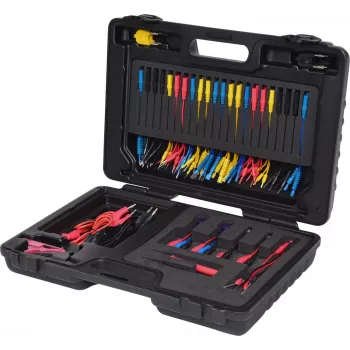 KS TOOLS 12/24V meistriškasis diagnostikos ir matavimo kabelių rinkinys, 92 dalių (150.0950)
