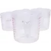 KS TOOLS 150.9205 3 dalių matavimo indelių rinkinys, 250/500/1000 ml, permatomas PP su mėlyna skale, tinkamas maistui, plautuvas indaplovėje, dedasi vienas į kitą
