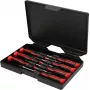 KS TOOLS preciziniai atsuktuvai PH ir plokščiais antgaliais, 7 dalių rinkinys (500.7165)
