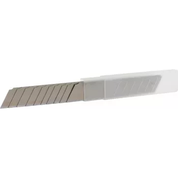 KS TOOLS lūžtantys peiliukai 0,5x18x100 mm, dozatorius su 10 vnt. (907.2166)