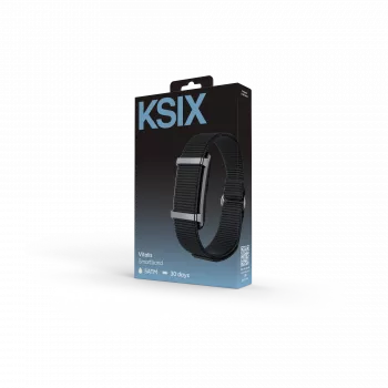 KSIX Smart Bracelet VITALIS, juodos spalvos