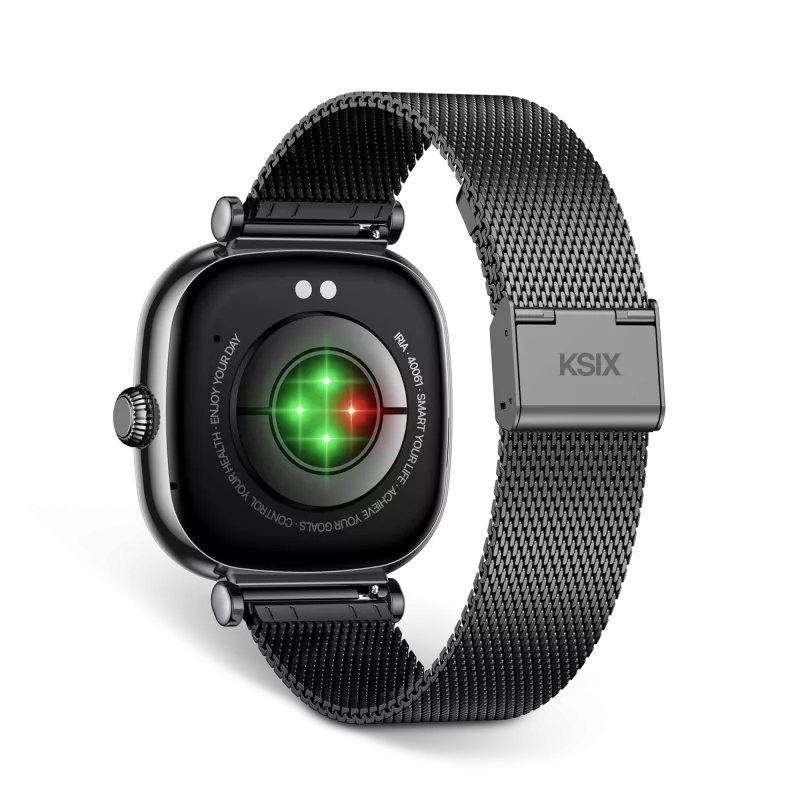 KSIX Smartwatch IRIA, juodos spalvos