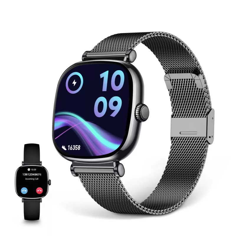 KSIX Smartwatch IRIA, juodos spalvos
