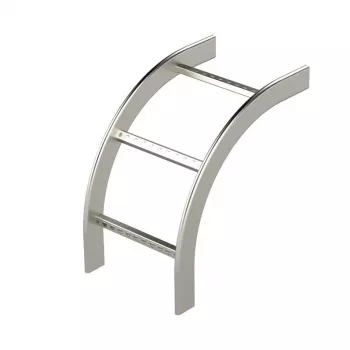 KSV-300 R=300 HDG Ladder Vertical Outward Bend 90° 300mm Width