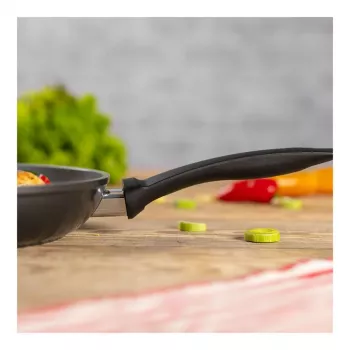 Kuhn Rikon EASY CERAMIC keptuvių rinkinys 24 + 28 cm, keramine danga, indukcinė, juoda