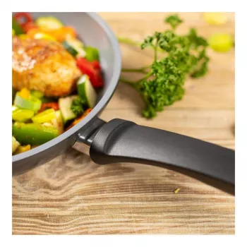 Kuhn Rikon EASY CERAMIC keptuvių rinkinys 24 + 28 cm, keramine danga, indukcinė, juoda