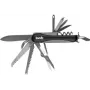 KWB 016120 sulankstomas peilis su vienos rankos atidarymu ir liner lock fiksatoriumi, nerūdijančio plieno geležtė, aliuminio rankena, 85 mm geležtė, universalus