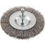kwb 607410 apvalus rotorinis šepetys su stipininiu ratu 100 mm
