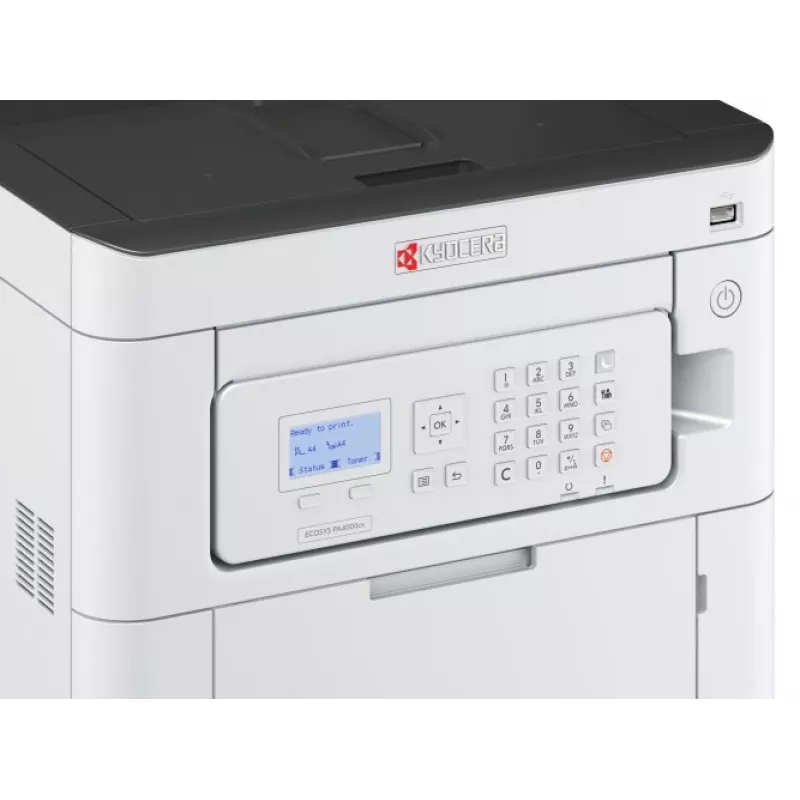 Kyocera ECOSYS PA4000cx spalvotas lazerinis spausdintuvas - 40 ppm, A4, automatinis dvipusis spausdinimas, Ethernet ir USB