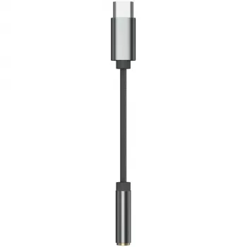 KZ AM01 USB-C DAC Adapter su CX31993 lustu, 3,5 mm garso lizdas, Hi-Res 32 bitų / 384 kHz, sidabrinis