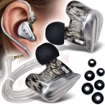 KZ ZSX TERMINATOR Hybrid 12-Driver In-Ear Monitors su atjungiamu kabeliu