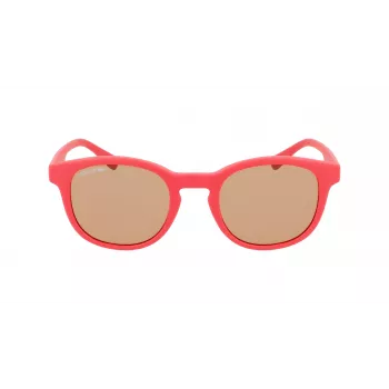 Lacoste Childish L3644S-615 Akiniai - Raudoni Rėmeliai, Pilki Lęšiai - 48/21/135 mm - Vaikams Unisex