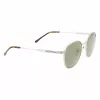 Lacoste L251S-40 Unisex Rectangular Sunglasses Dark Blue Frame Grey Lens 52mm