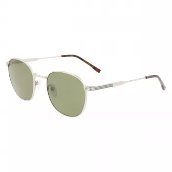 Lacoste L251S-40 Unisex Rectangular Sunglasses Dark Blue Frame Grey Lens 52mm