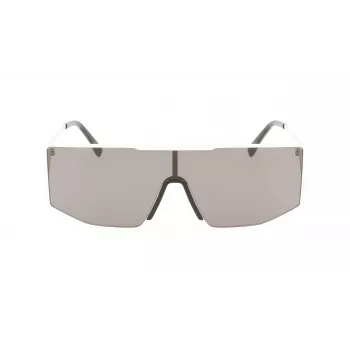 LACOSTE L253S-6219101 Unisex stačiakampiai akiniai nuo saulės 62/19/150 mm juodi/pilki