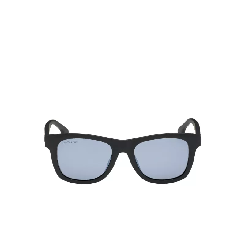 Lacoste L3651SRG-001 Unisex Akiniai - Juodas Acetato Rėmelis, Pilki Polikarbonatiniai Lęšiai, 48 mm Lęšio Plotis