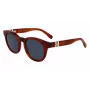 Lacoste L6006S-218 vyriški akiniai nuo saulės, Havana rėmelis, pilki lęšiai, 49 mm