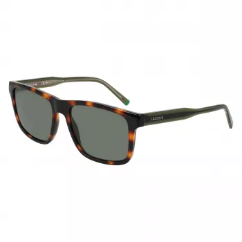 Lacoste L6025S-214 Vyrų stačiakampiai akiniai nuo saulės Havana/Grey - 56/17/145 mm