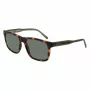 Lacoste L6025S-214 Vyrų stačiakampiai akiniai nuo saulės Havana/Grey - 56/17/145 mm