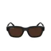Lacoste L6048S-035 vyriški akiniai nuo saulės, stačiakampis acetatinis rėmelis, tamsiai pilki lęšiai, 51 mm