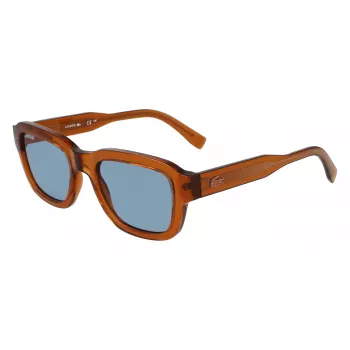 Lacoste L6048S-210 Unisex Square Sunglasses Havana Brown 51mm