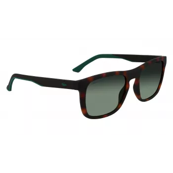 Lacoste L956S-230 vyriški akiniai nuo saulės Havana Brown Rectangular Acetate 55mm