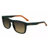 Lacoste L956S-301 Vyriški stačiakampiai akiniai nuo saulės, žalias acetatinis rėmelis, UV400
