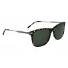 Lacoste L960S-430 vyriški akiniai nuo saulės, mėlynas rėmelis, pilki lęšiai, 56 mm
