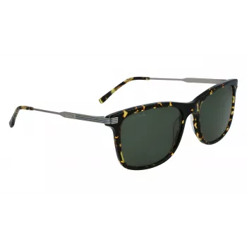 Lacoste L960S-430 vyriški akiniai nuo saulės, mėlynas rėmelis, pilki lęšiai, 56 mm