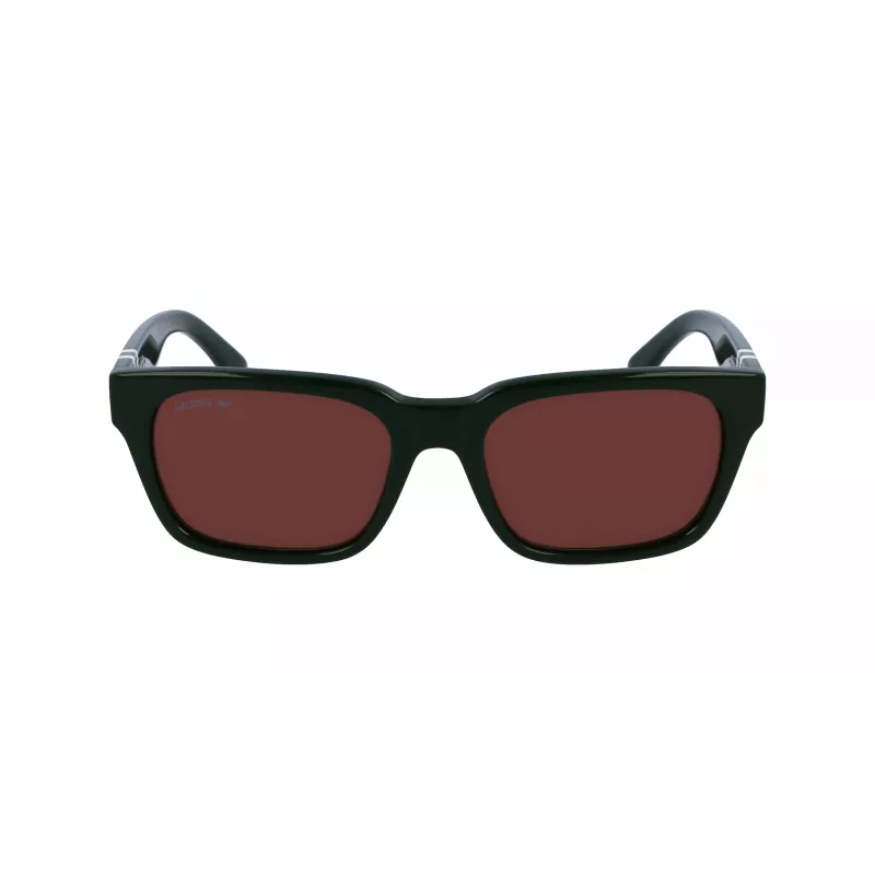 Lacoste vyriški stačiakampiai acetatiniai akiniai nuo saulės L6007S5418318 54/18/145 mm žali