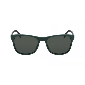 Lacoste vyriški stačiakampiai akiniai nuo saulės L6031S-301 Havana Green 56/18/145 mm