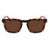 Lacoste vyriški stačiakampiai akiniai nuo saulės L951SRG-214 Havana acetatas žali polikarbonato lęšiai 52/22/145 mm