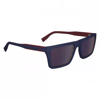 Lacoste vyriški akiniai nuo saulės L6009S-424 mėlynu rėmeliu, pilkais gradientiniais stiklais 56/19/145 mm