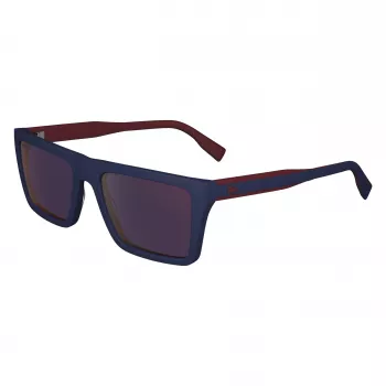 Lacoste vyriški akiniai nuo saulės L6009S-424 mėlynu rėmeliu, pilkais gradientiniais stiklais 56/19/145 mm