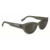 Lacoste moteriški akiniai nuo saulės L6013S5418210 Havana acetatinis kvadratinis rėmelis rudi gradientiniai lęšiai 54mm