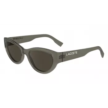 Lacoste moteriški akiniai nuo saulės L6013S5418210 Havana acetatinis kvadratinis rėmelis rudi gradientiniai lęšiai 54mm
