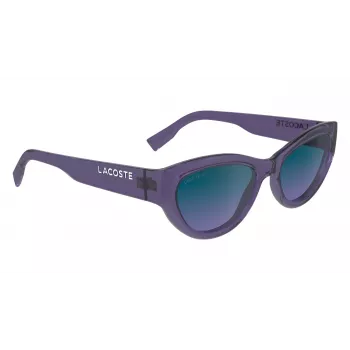 Lacoste Women's Sunglasses L6013S5418513 - Rectangular Acetate Frame with UV400 Protection - 54/18/140 mm