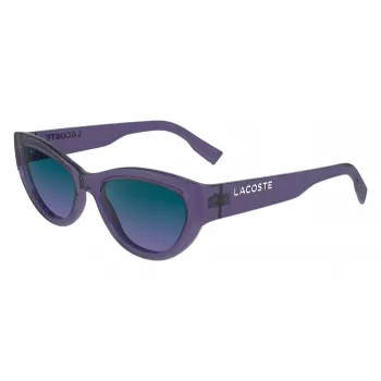 Lacoste Women's Sunglasses L6013S5418513 - Rectangular Acetate Frame with UV400 Protection - 54/18/140 mm