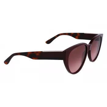 Lacoste moteriški akiniai nuo saulės L985S-603, bordo rėmelis, pilki gradientiniai lęšiai, 59 mm